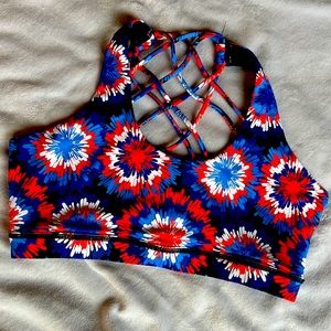 CVG butterfly back Fireworks bra medium